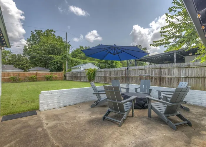 Modernnest-ks Bed| Fire Pit• Near Tu•expo•downtown * Tulsa