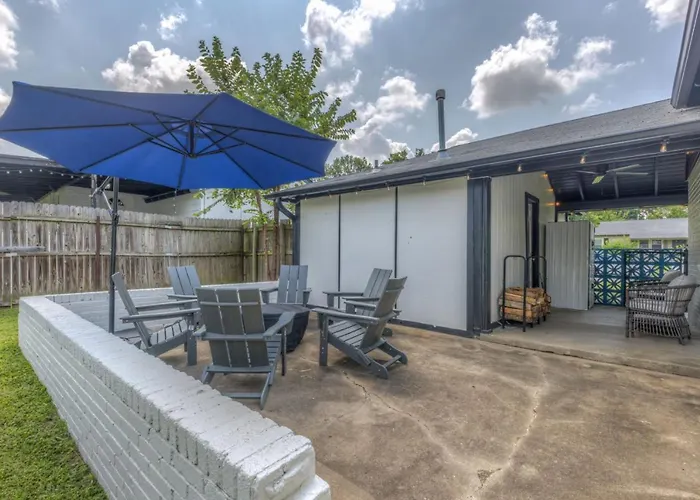 Modernnest-ks Bed| Fire Pit• Near Tu•expo•downtown * Tulsa
